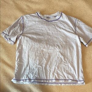 Mate the Label Contrast Seam Tee